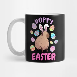 Hoppy easter cute funny capybara Mug